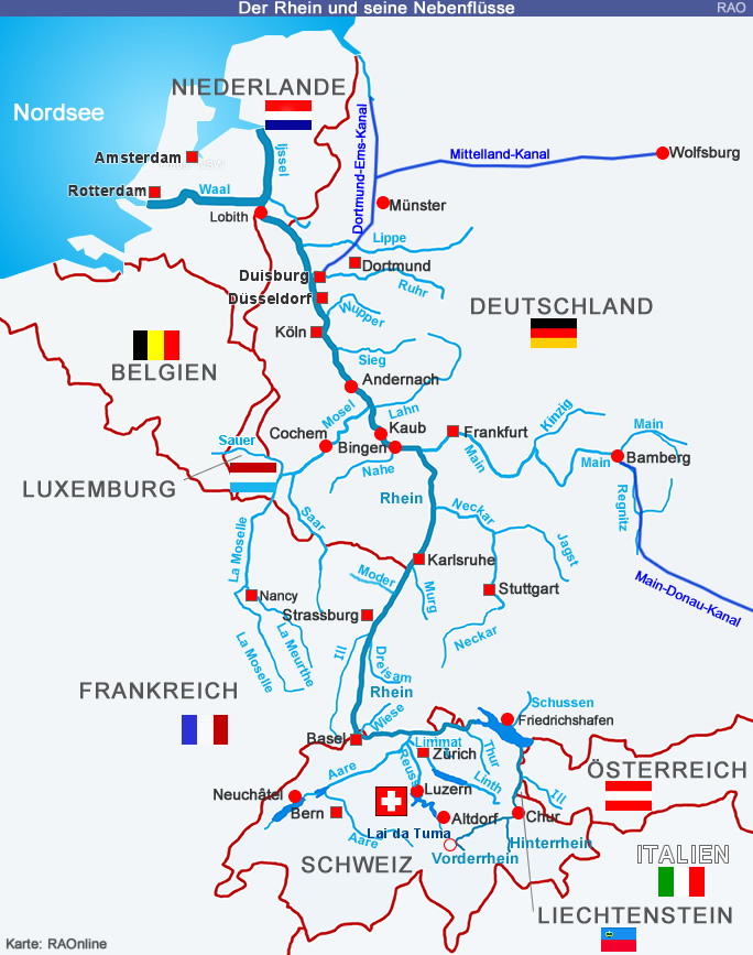 Schloss Rhein Maps