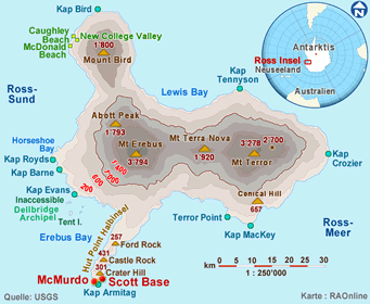 Antarctica map